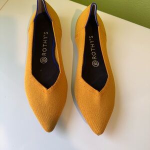 Gold Yellow Rothys